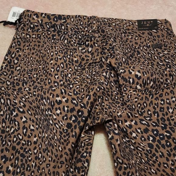 Jen7 by 7 for all mankind skinny jeans.animal print. Size 6 - Picture 5 of 7